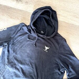 Under Armour Black Project Rock Lightweight Hoodie Size M